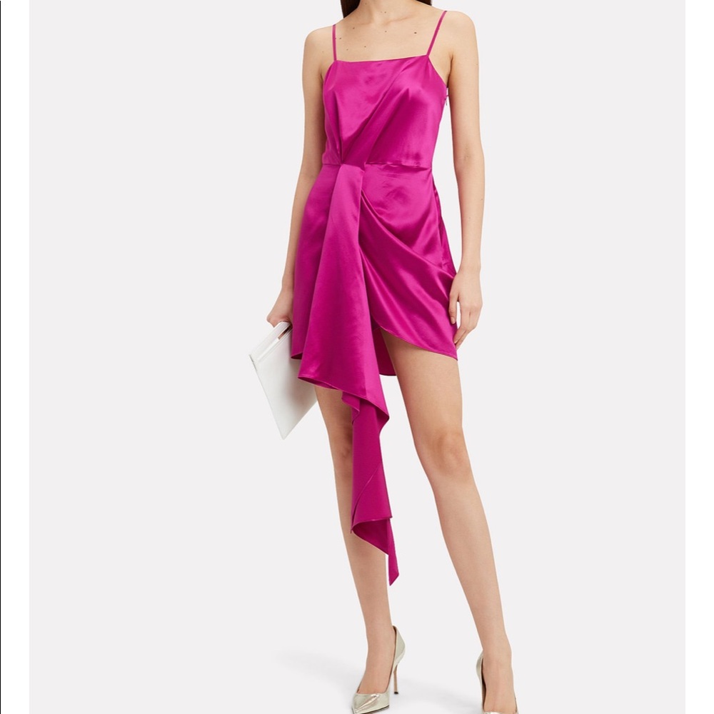 Pink Fleur Du Mal Satin Dress Size 2